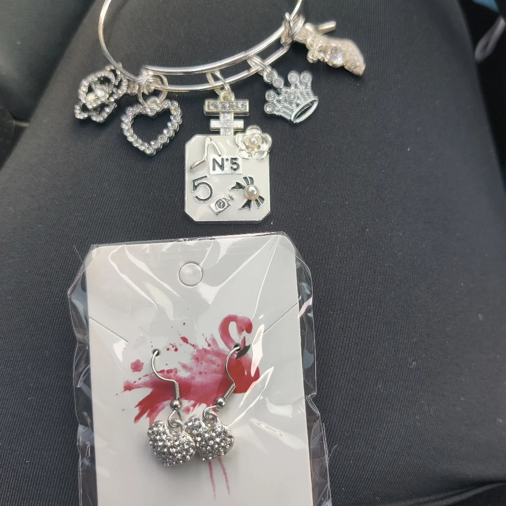Silver bracelet set - Picture 2 of 2